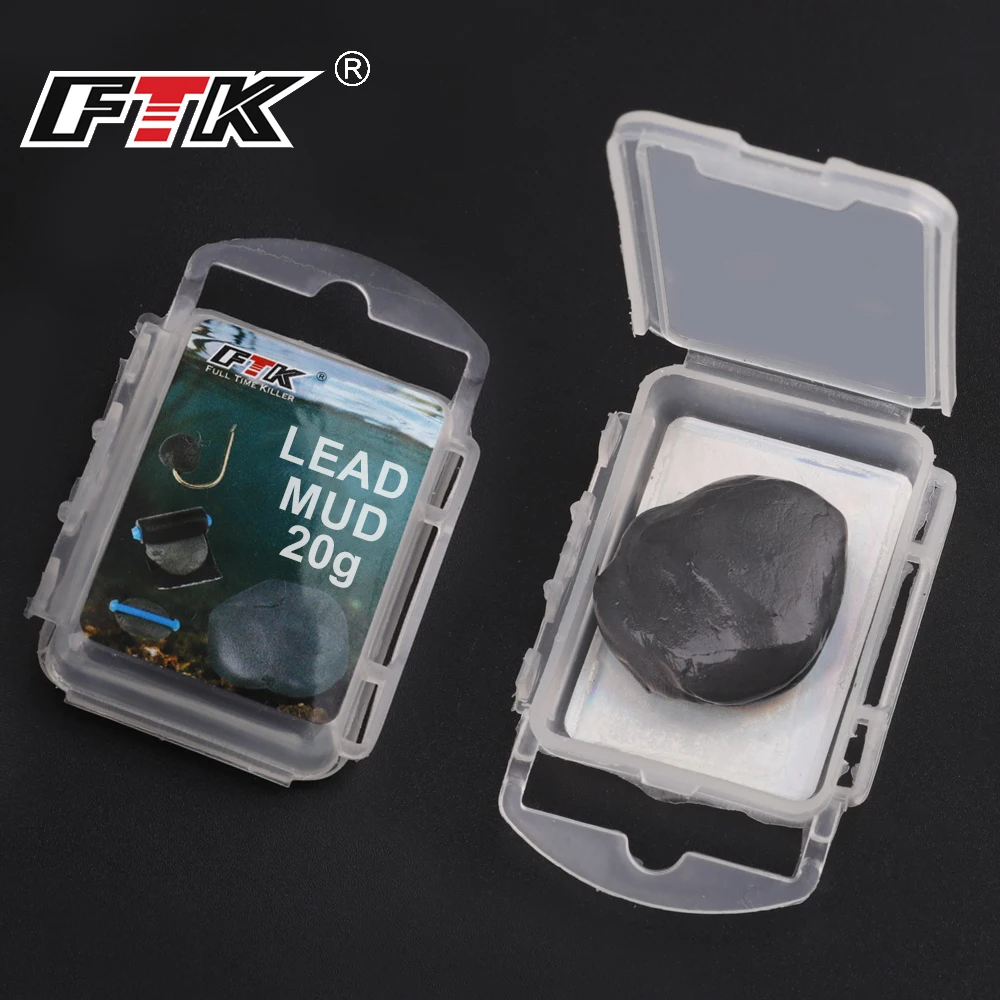 FTK Soft Leading Tungsten Mud Carp Fishing Sinker Weight Tungsten Putty Sinker Tubing Leadcore Fly Fishing Material Chod Rig