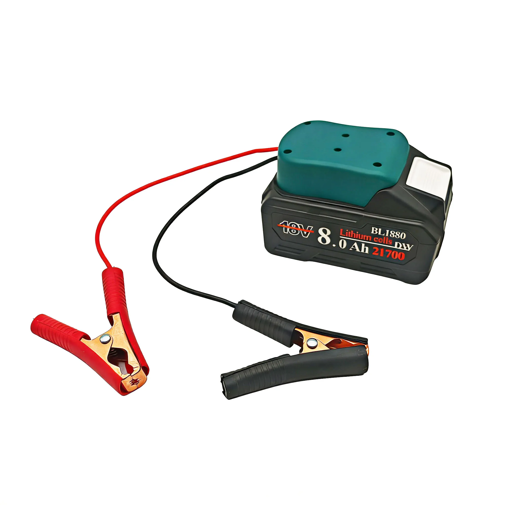 Tool Parts For Makita 18V Lithium Ion Battery External Power Supply Mount DIY Connector Adapter Dock Holder Wire DC Car Lighter