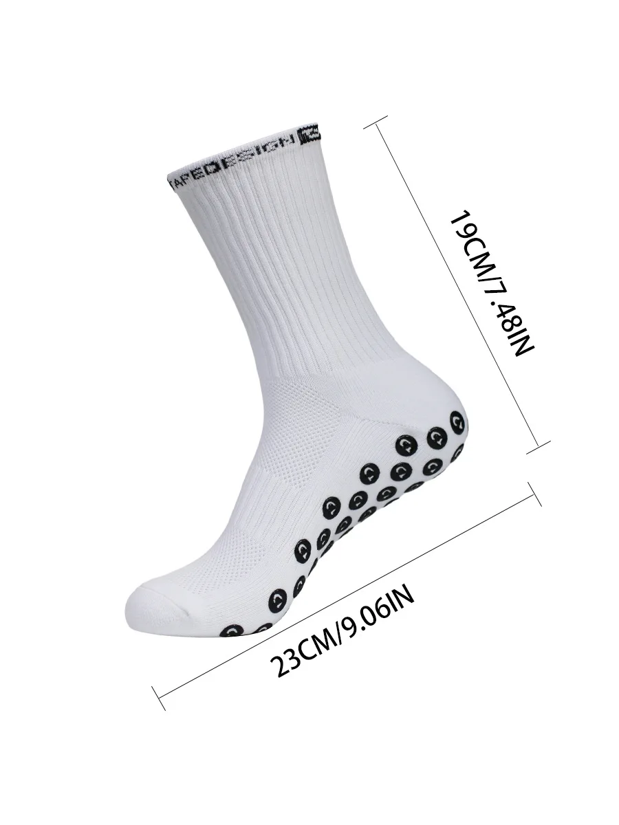 New Football Socks Men Women Sports Socks Non-slip Silicone Bottom Soccer Outdoor Sport Running Cycling Grip Socks