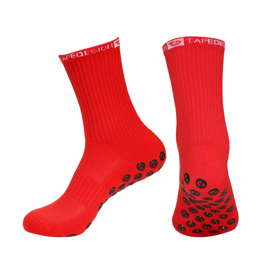 New Football Socks Men Women Sports Socks Non-slip Silicone Bottom Soccer Outdoor Sport Running Cycling Grip Socks