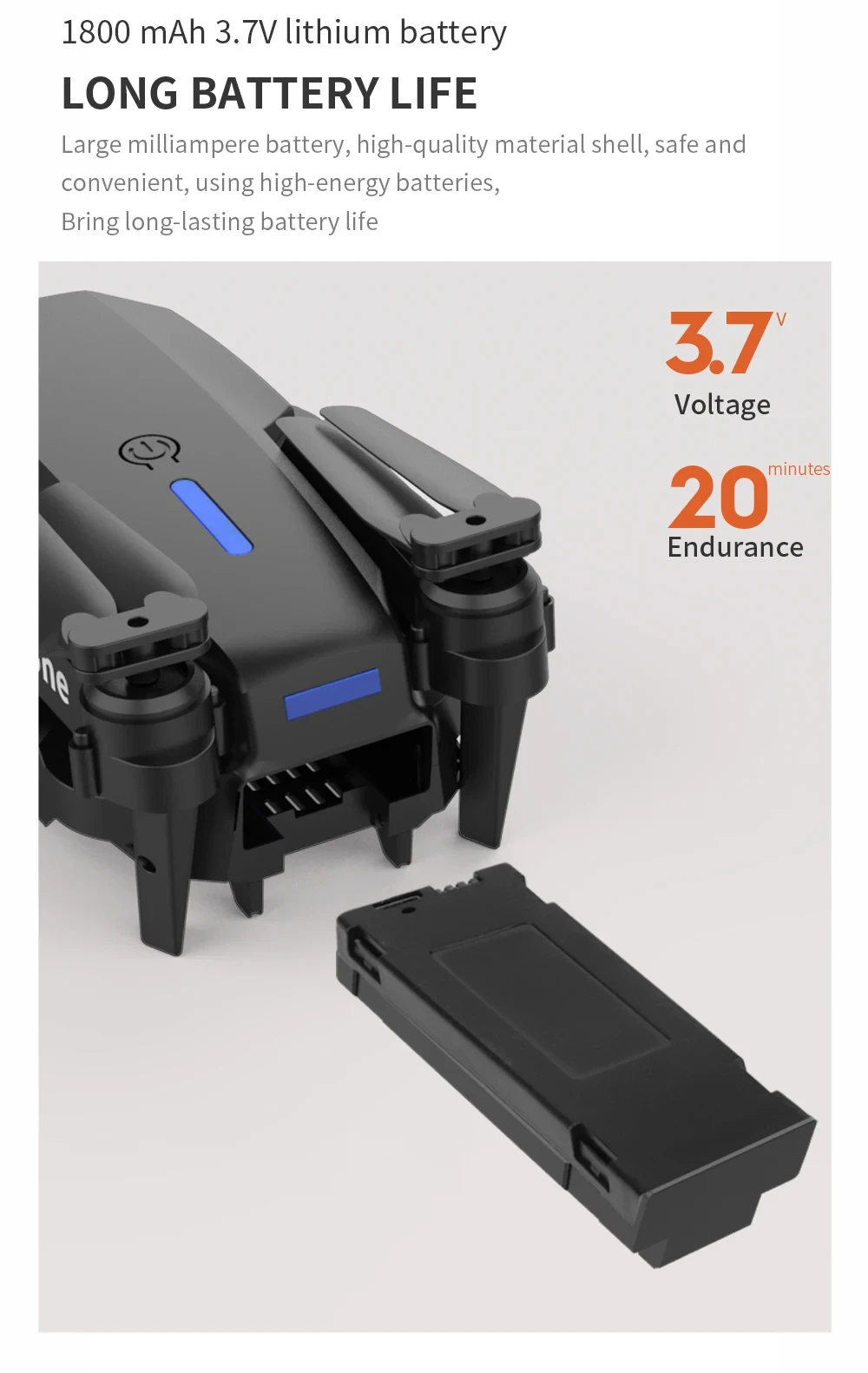 Lenovo New Drone E88 Pro RC 20000M Quadcopter Drone FPV WiFi Foldable With Mod Altitude Resistance 8K Camera Wide-angle Shootin