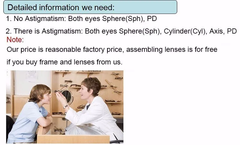 1.61 Photochromic Single Vision Prescription Optical Spectacles Lenses with Fast Color Change Performance