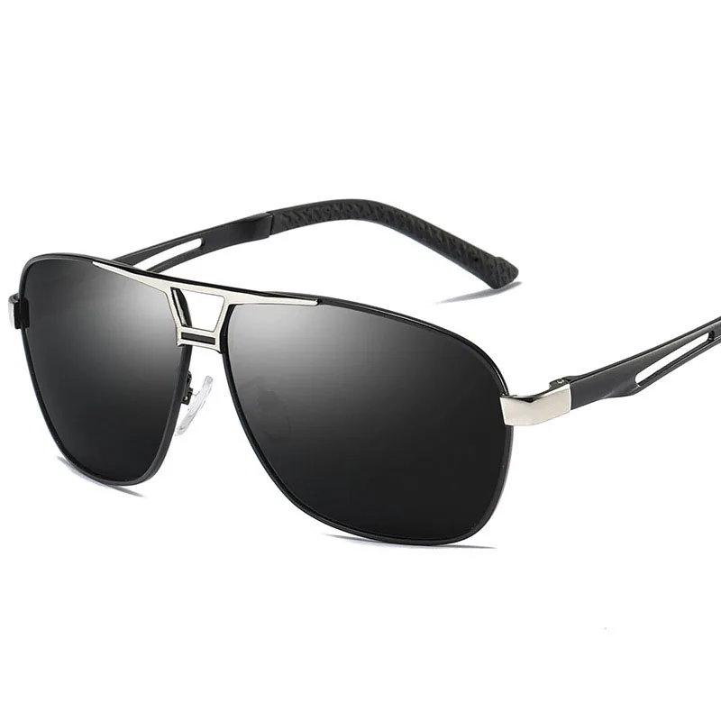Men's Aviator Sunglasses — Military-Style Metal-Frame Shades with UV Protection and Anti-Glare