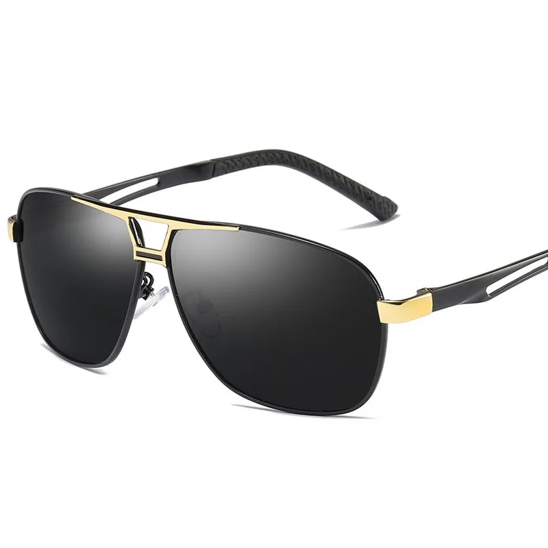 Men's Aviator Sunglasses — Military-Style Metal-Frame Shades with UV Protection and Anti-Glare