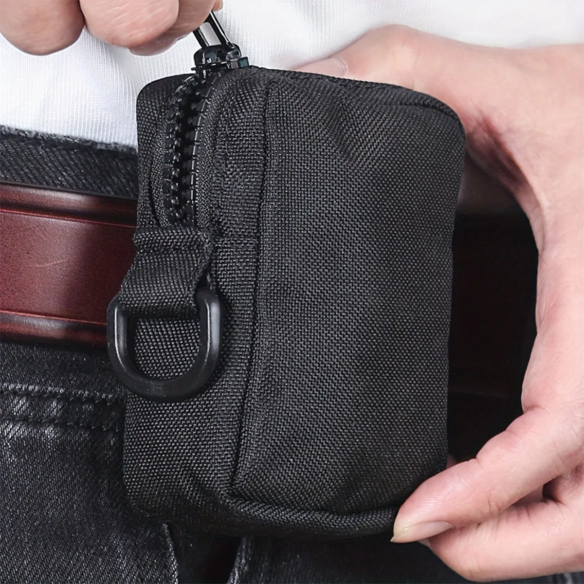 Outdoor Sports Multi-Functional Tactical Waist Bag, Accessory Bag, Simple and Durable Card Bag, Coin Purse, Waist Bag