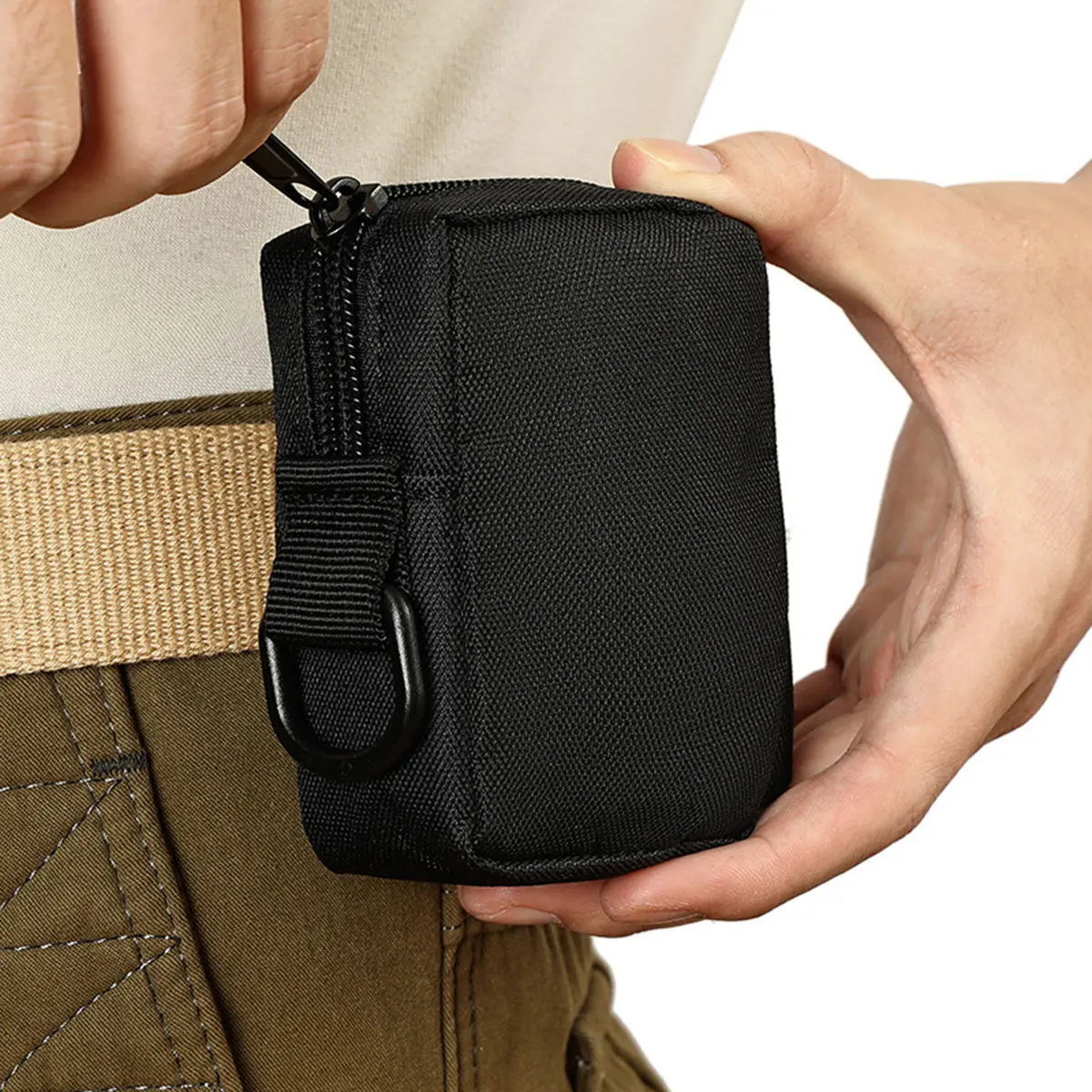 Outdoor Sports Multi-Functional Tactical Waist Bag, Accessory Bag, Simple and Durable Card Bag, Coin Purse, Waist Bag