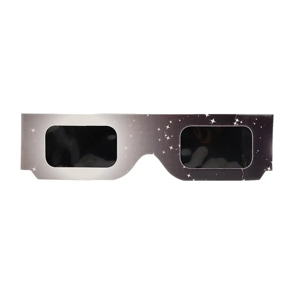 Wholesale 1/3/5/10/100Pcs Paper Solar Eclipse Glasses Safe For Direct Sun Viewing Observe Total Eclipses Partial Eclipse