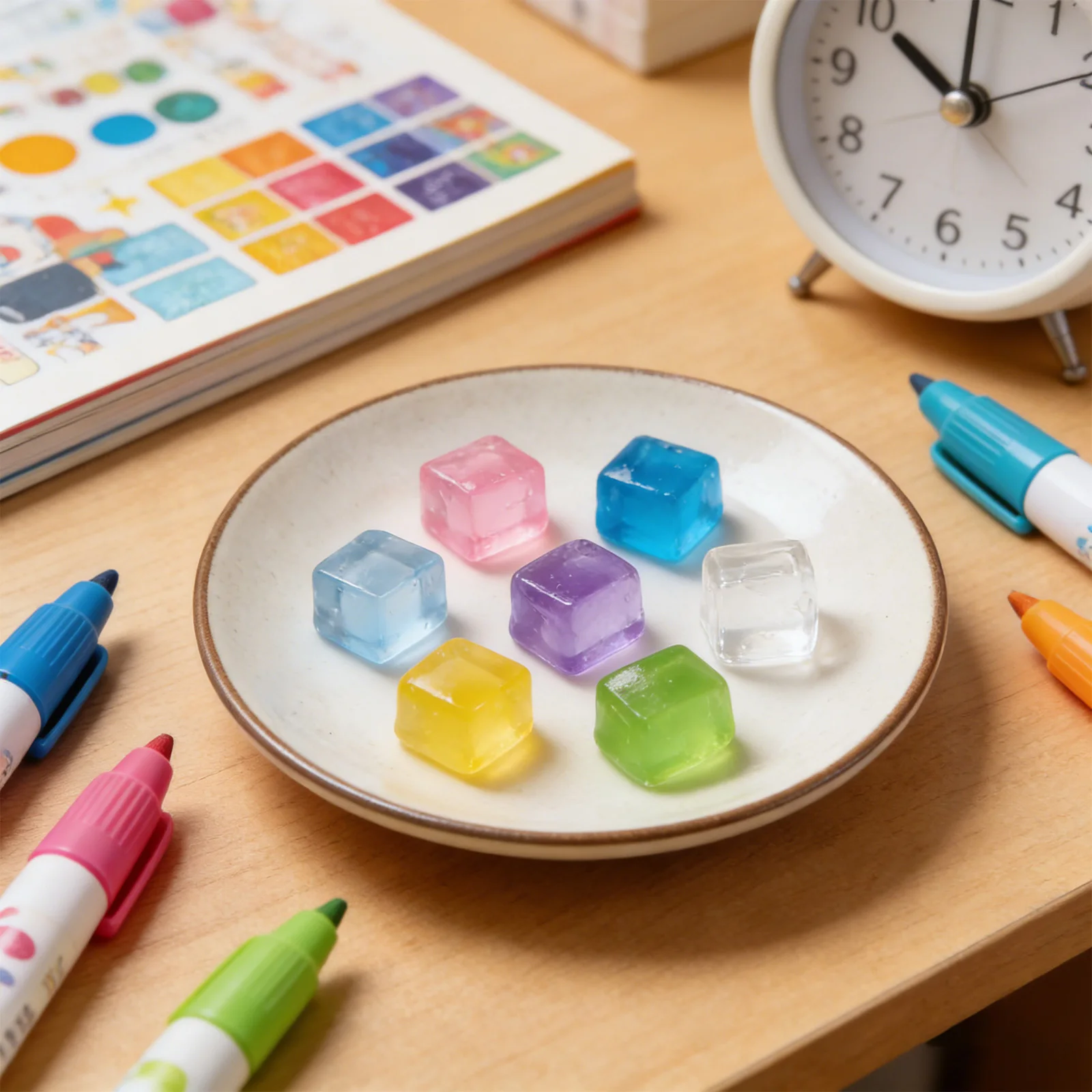 Schylling Needoh Nice Cube Sensory Fidget Cube Stress Relief Anxiety Sensory Tool for Focus ADHD & Office Desk Calming Gadget