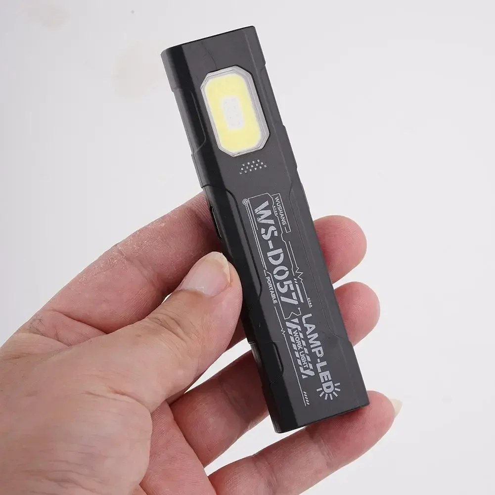 LED Keychain Flashlight Type C Rechargeable 600LM Portable Mini Torch Pocket Lantern Flood Work Light With Magnet For Emergency