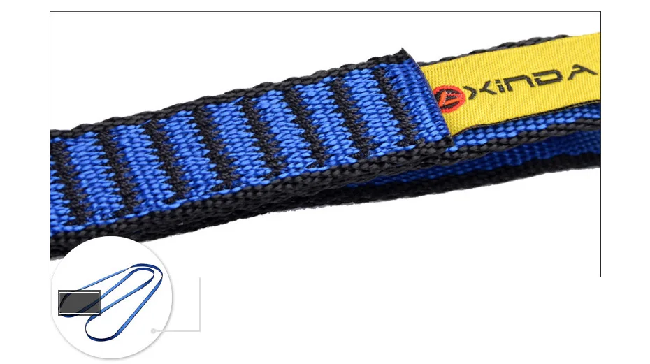 XINDA 22KN Professional Outdoor Rock Climbing Equipment Sling Belt Protective Supplies High Strength Wearable Belts