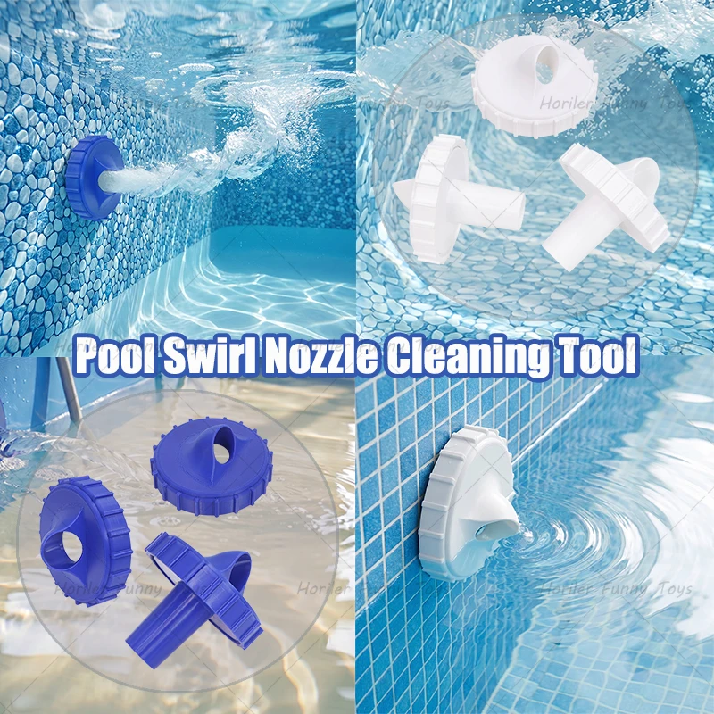 Pool Fountain Direct Mounting Compatible With Bestway or Intex Nozzles Pool Waterfall Easy To Install, Suitable for Pool Parties