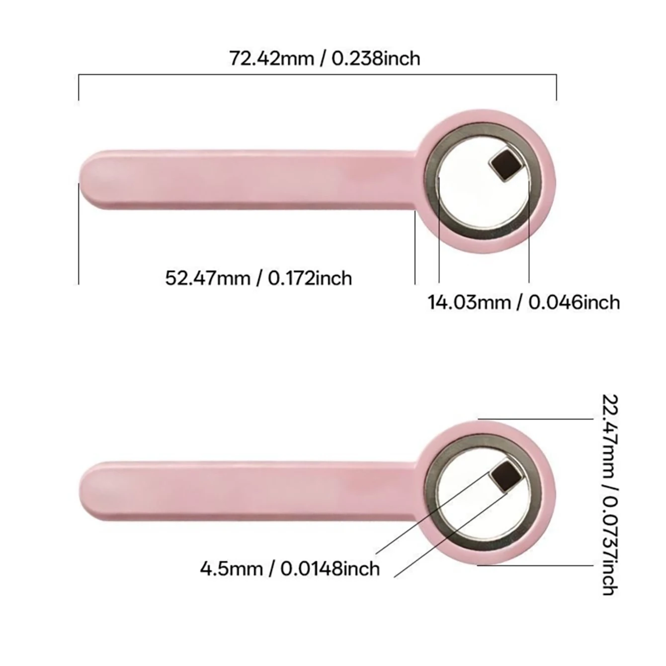 MIANEL New Upgrade 3-Second Hollow Cat Eye Magnet Strong Power Ring Magnet Fast Black Hole Effect for Magnetic Nail Art Beginner