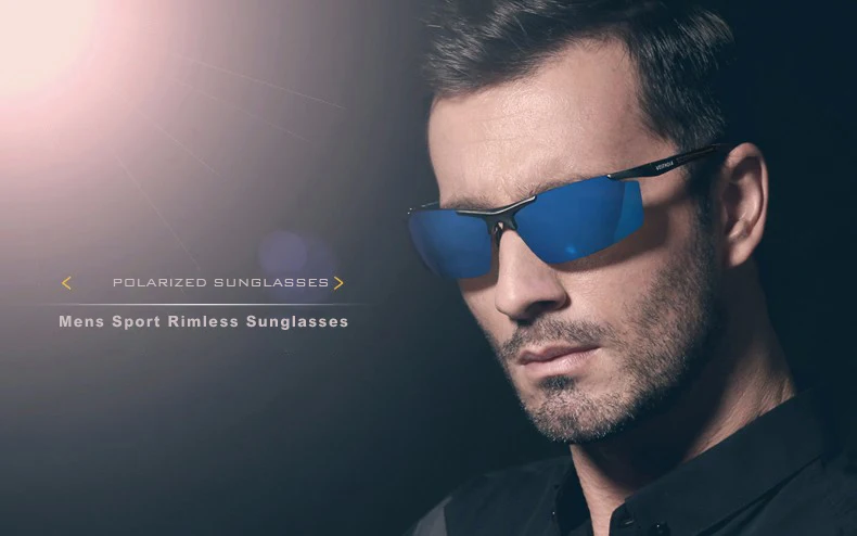 VEITHDIA Aluminum Magnesium Men's Sunglasses Polarized UV400 Coating Mirror Sun Glasses Outdoor Male Eyewear Accessories 6588