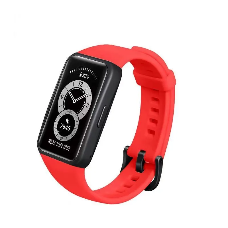 19 Colors Silicone strap Compatible with Huawei Band 6/Honor Band 6 Replacement smart bracelet strap for Huawei Band 6 strap