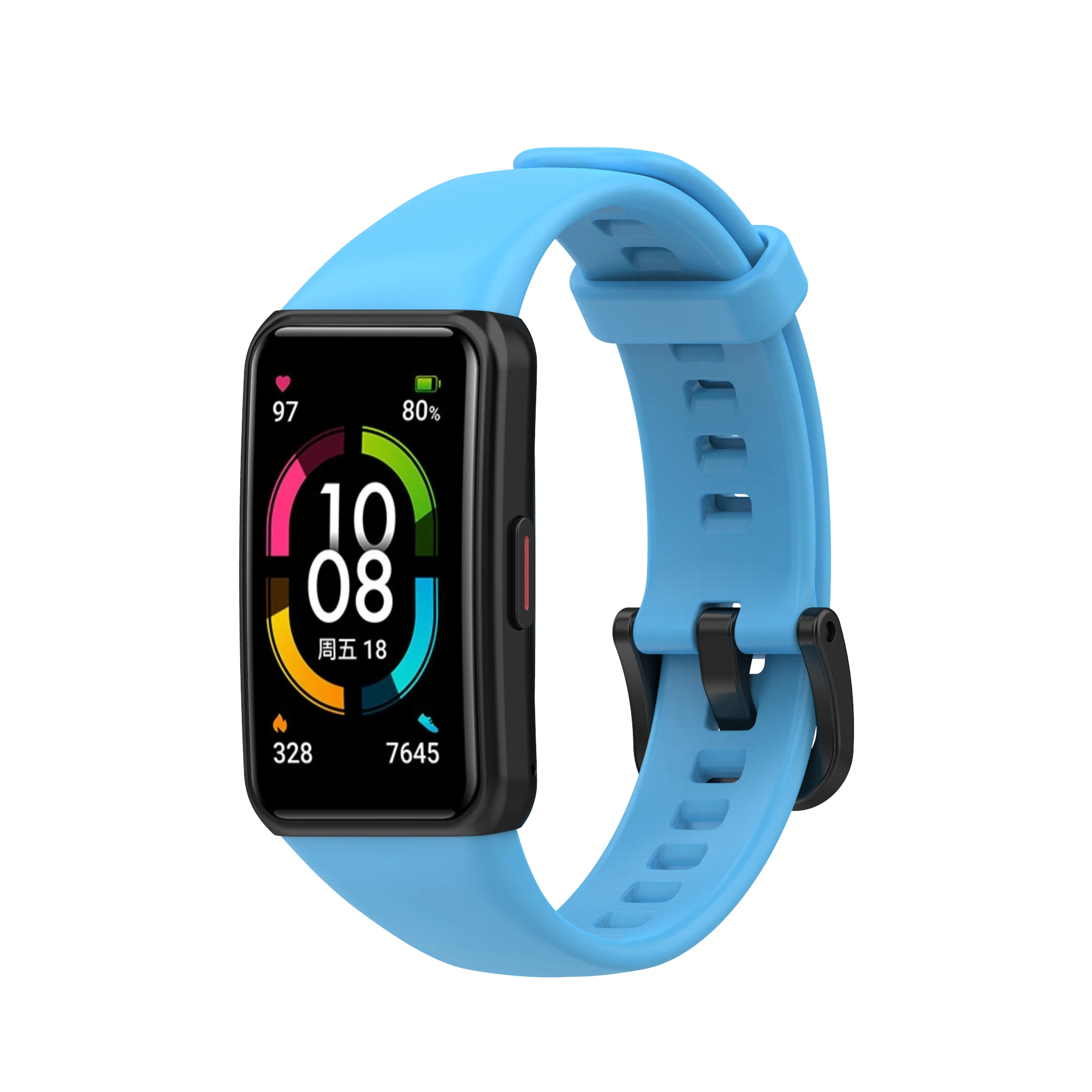 19 Colors Silicone strap Compatible with Huawei Band 6/Honor Band 6 Replacement smart bracelet strap for Huawei Band 6 strap