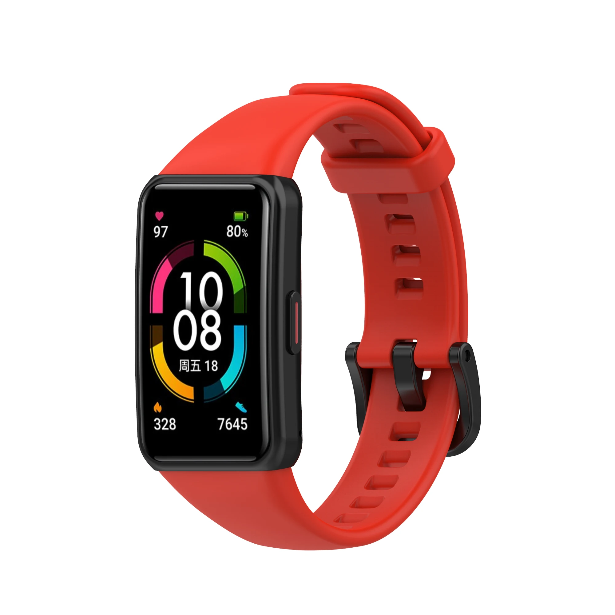 19 Colors Silicone strap Compatible with Huawei Band 6/Honor Band 6 Replacement smart bracelet strap for Huawei Band 6 strap
