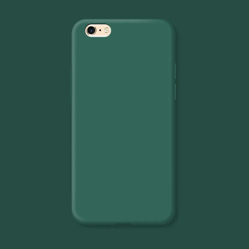 Candy Color Silicone Phone Case Funda For iphone 6 6s 7 8 Plus SE 2020 X XR Xs Max 11 12 13 14 Pro Max Soft Back Cover Fundas
