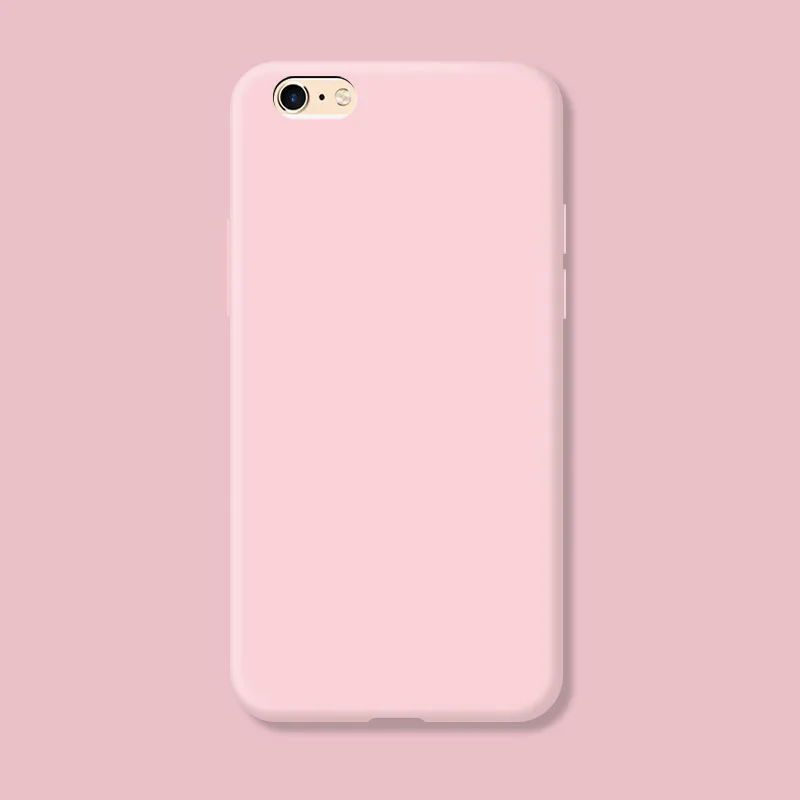 Candy Color Silicone Phone Case Funda For iphone 6 6s 7 8 Plus SE 2020 X XR Xs Max 11 12 13 14 Pro Max Soft Back Cover Fundas
