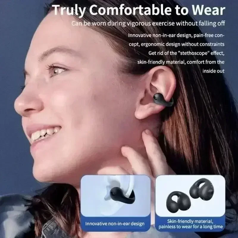 New Original T75 Bone Conduction Wireless Bluetooth Headphones Sports Earphones HiFi Sound Quality Waterproof TWS Headset