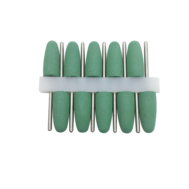 10Pcs/Lot Silicone Rubber Dental Polisher Nail Drill Milling Cutter Handpiece Grinding Machine Polishing Tools