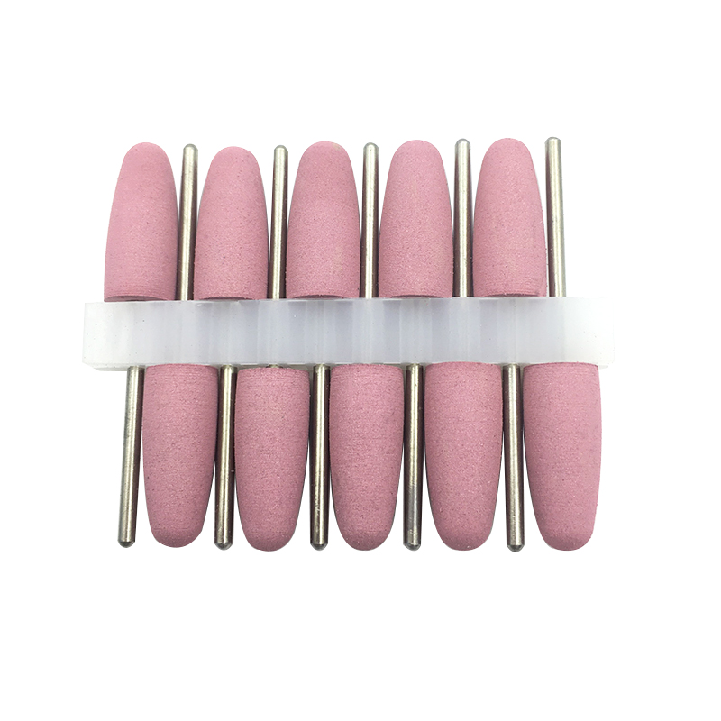 10Pcs/Lot Silicone Rubber Dental Polisher Nail Drill Milling Cutter Handpiece Grinding Machine Polishing Tools
