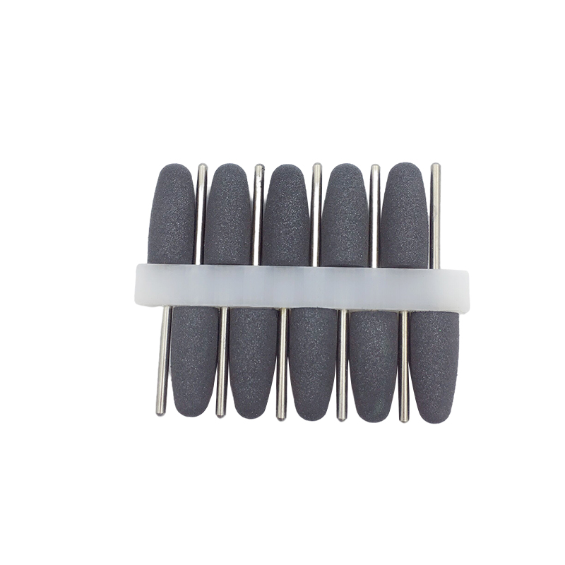 10Pcs/Lot Silicone Rubber Dental Polisher Nail Drill Milling Cutter Handpiece Grinding Machine Polishing Tools