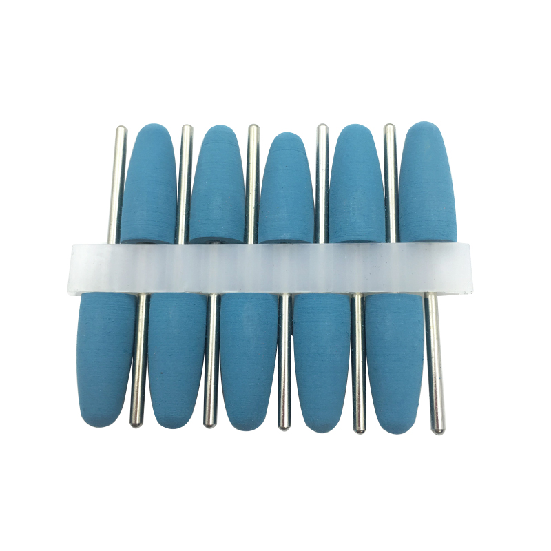 10Pcs/Lot Silicone Rubber Dental Polisher Nail Drill Milling Cutter Handpiece Grinding Machine Polishing Tools