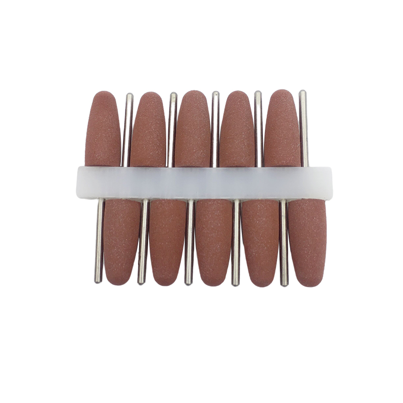 10Pcs/Lot Silicone Rubber Dental Polisher Nail Drill Milling Cutter Handpiece Grinding Machine Polishing Tools