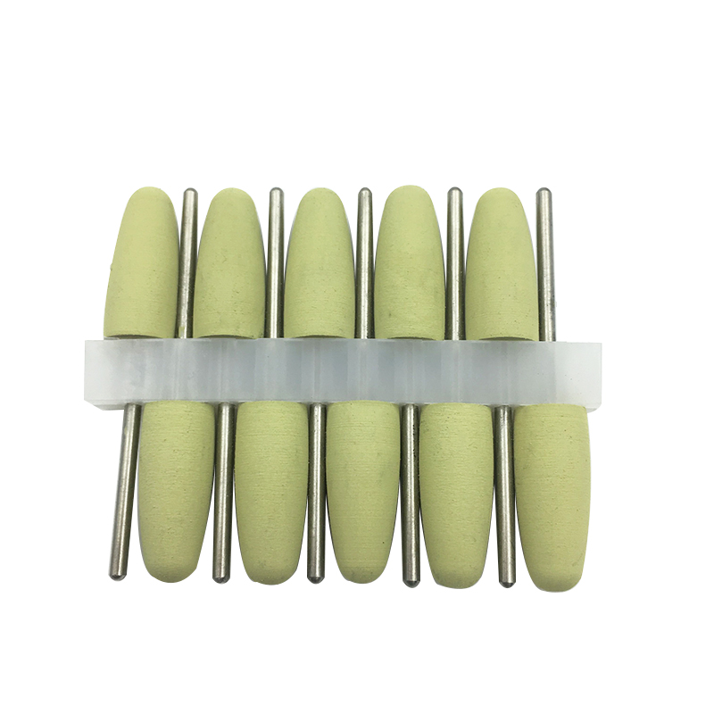 10Pcs/Lot Silicone Rubber Dental Polisher Nail Drill Milling Cutter Handpiece Grinding Machine Polishing Tools