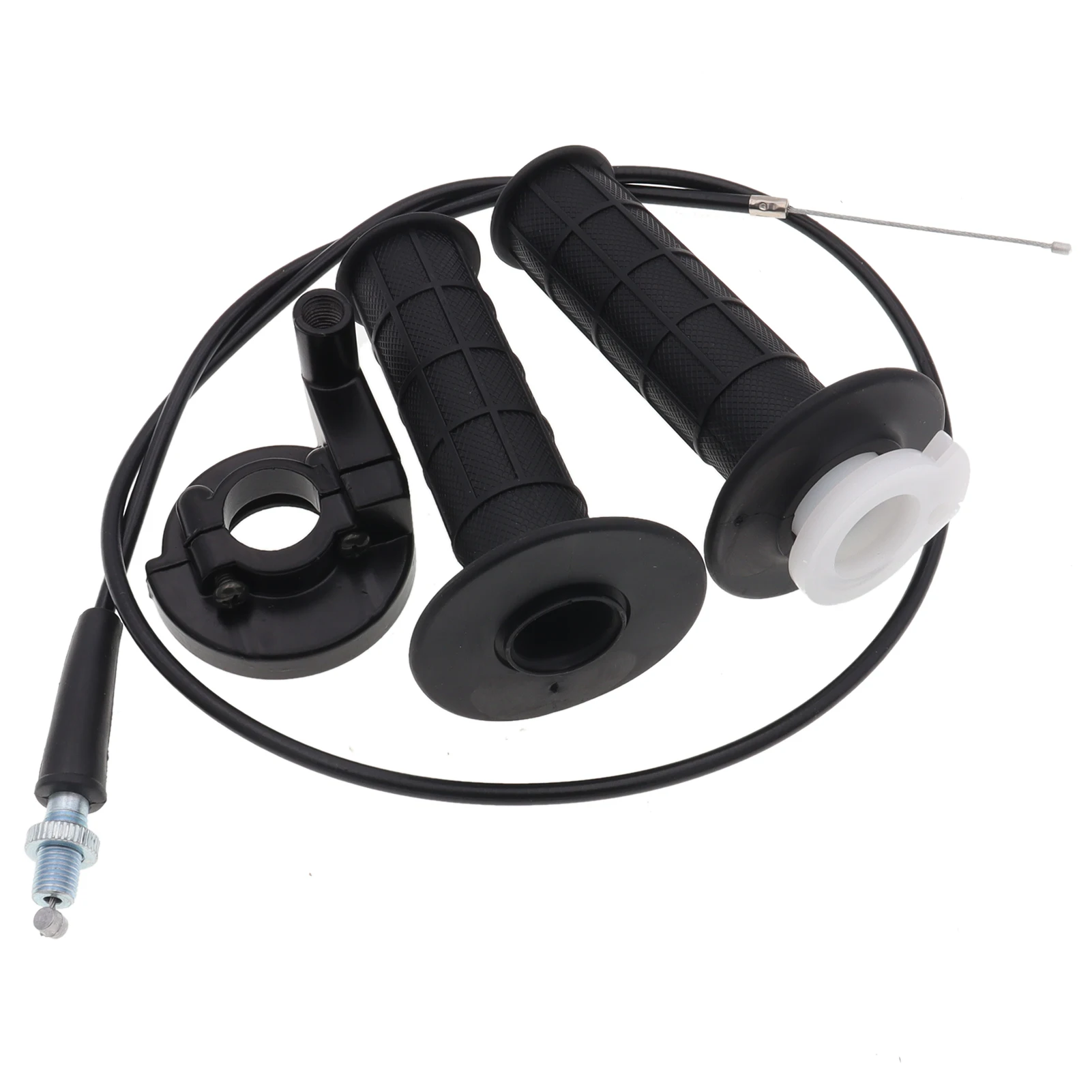 7/8" 22mm Hand Grip With Throttle With Twist Cable For 50cc 110cc 125cc 250cc ATV Quad Pit Dirt Bike Motorcycle Motocross Racing