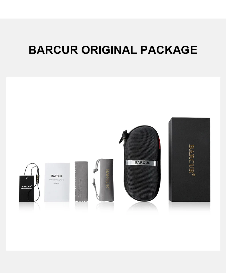 BARCUR Sport Classic Design Aluminum Sunglasses Men Women Polarized Anti-Reflective Photochromic Sun Glasses UV400