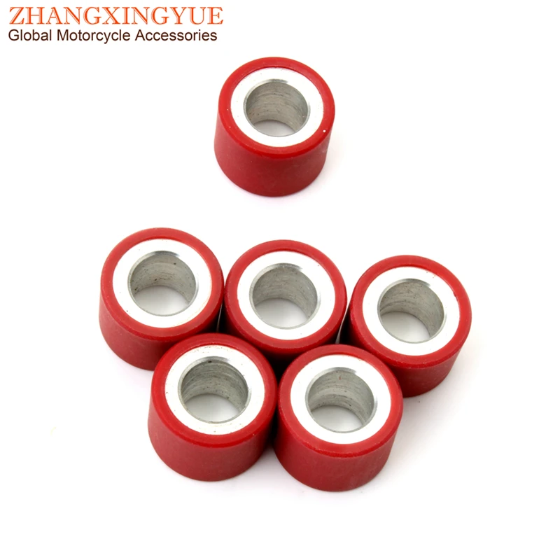 6PC PCX125 SH150 Variator Roller 7g 11g 12g 13g 16g Weights 20x15mm For Honda PCX150 SH125 NES S-Wing125 Spacy 125cc 4-Stroke