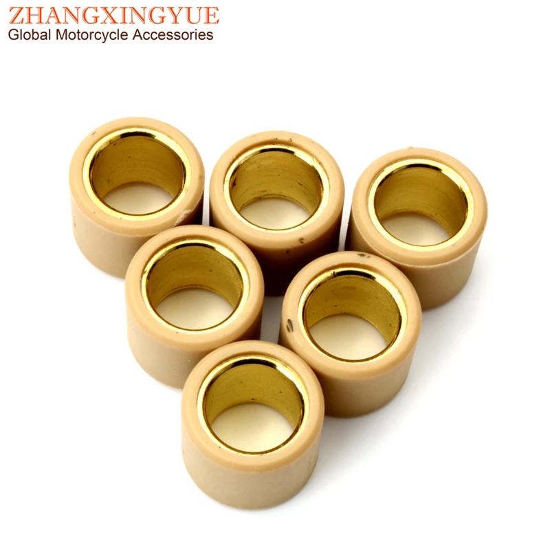 6PC PCX125 SH150 Variator Roller 7g 11g 12g 13g 16g Weights 20x15mm For Honda PCX150 SH125 NES S-Wing125 Spacy 125cc 4-Stroke