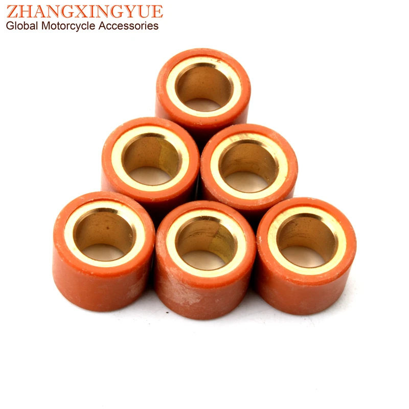 6PC PCX125 SH150 Variator Roller 7g 11g 12g 13g 16g Weights 20x15mm For Honda PCX150 SH125 NES S-Wing125 Spacy 125cc 4-Stroke
