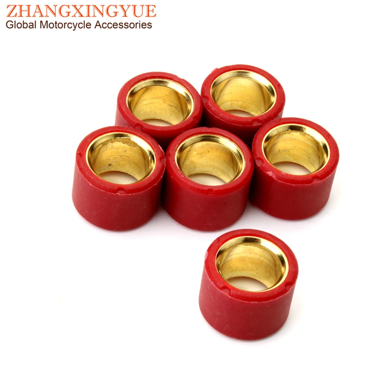 6PC PCX125 SH150 Variator Roller 7g 11g 12g 13g 16g Weights 20x15mm For Honda PCX150 SH125 NES S-Wing125 Spacy 125cc 4-Stroke