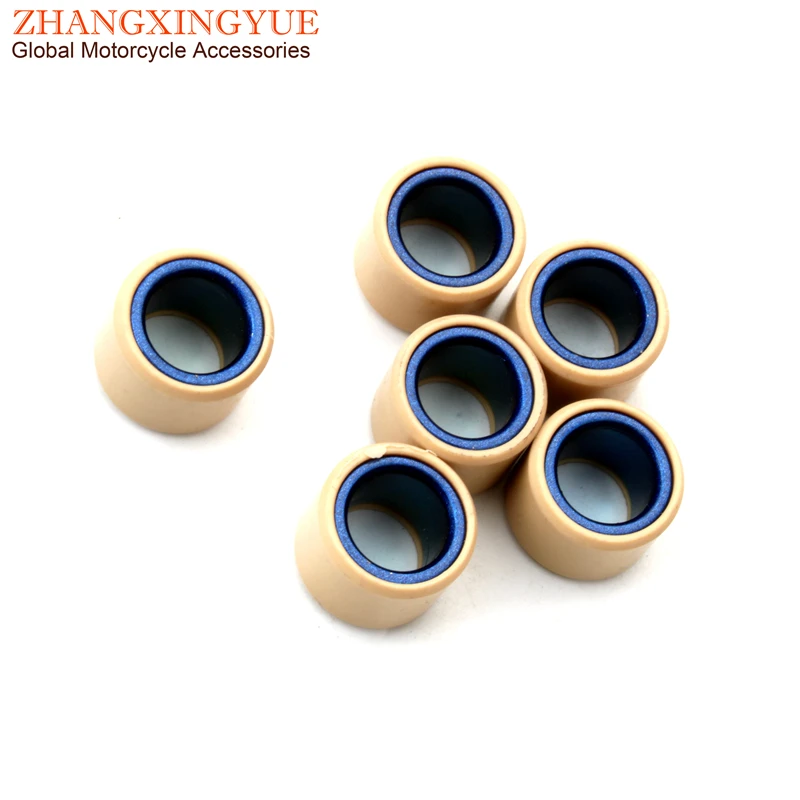 6PC PCX125 SH150 Variator Roller 7g 11g 12g 13g 16g Weights 20x15mm For Honda PCX150 SH125 NES S-Wing125 Spacy 125cc 4-Stroke