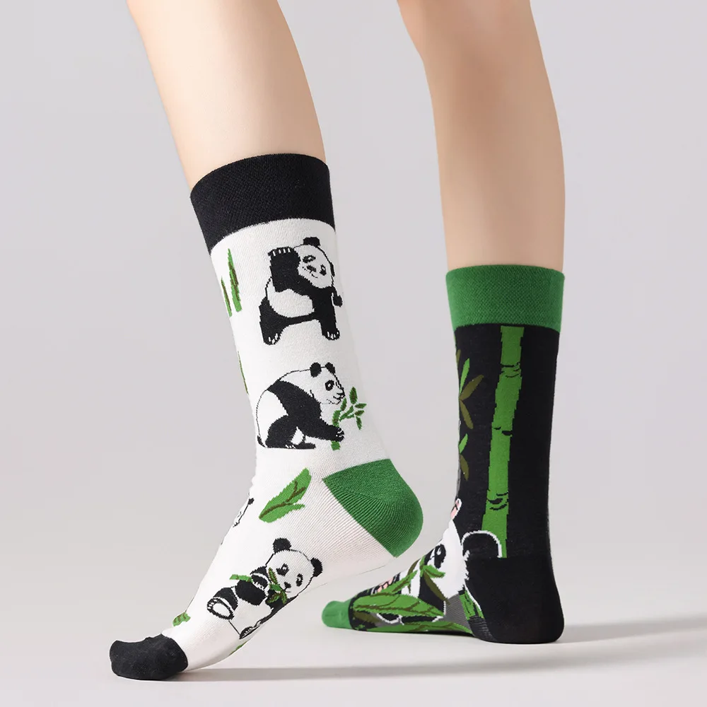 New original AB autumn and winter personalized mid tube combed cotton socks, trendy sports and casual socks