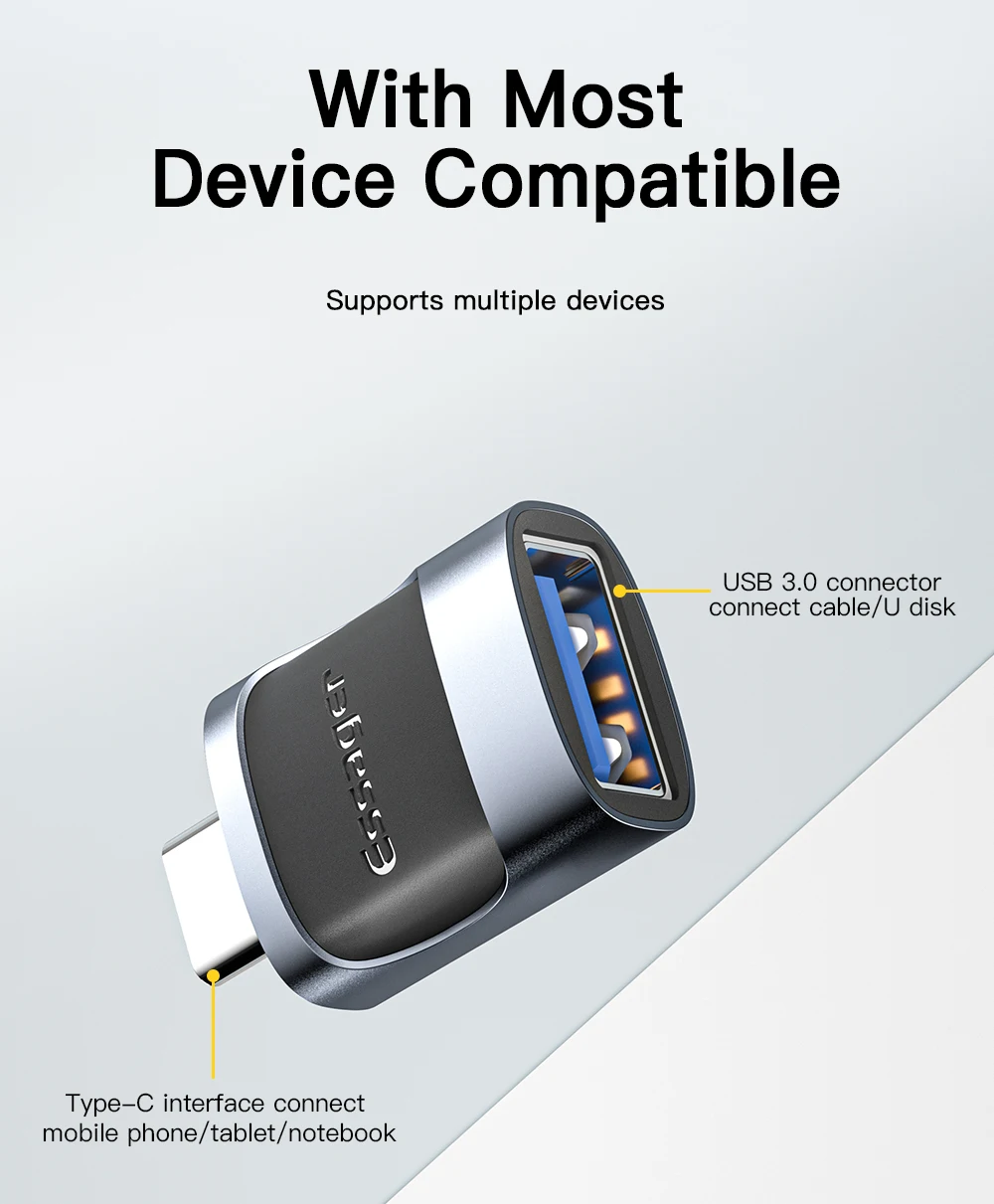 Essager OTG Type C To USB Micro USB To Type C Adapter OTG USB To Type C Adapter For Macbook Xiaomi HUAWEI Samsung OTG Connector