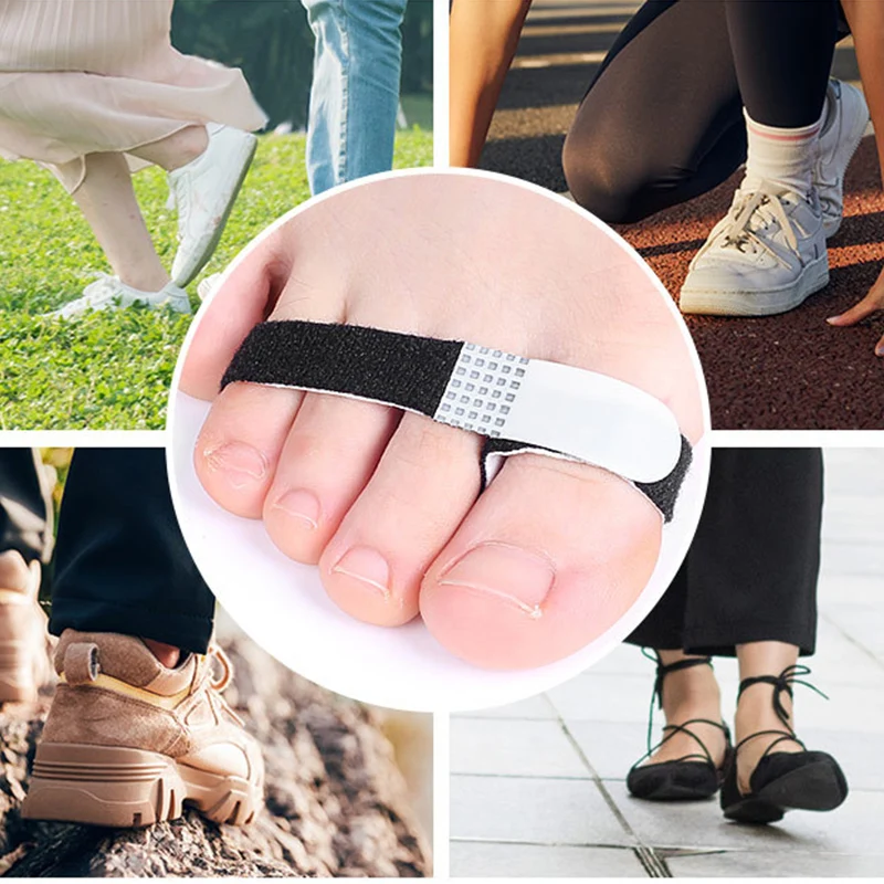 Pexmen 1/2/5/10Pcs Hammer Toe Straightener Toe Splints Cushions Bandages for ProtectorCrooked & Overlapping Toes Protector