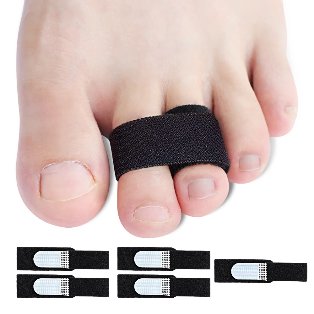 Pexmen 1/2/5/10Pcs Hammer Toe Straightener Toe Splints Cushions Bandages for ProtectorCrooked & Overlapping Toes Protector