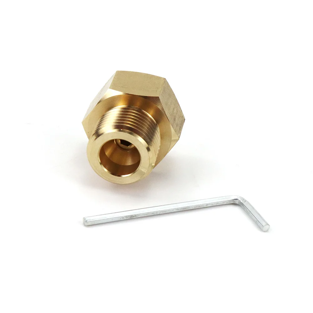 New Commercial CO2 Tank Cyclinder RPV Residual Pressure Valve Push Pin Adaptor for Filling Charging W21.8 to W21.8
