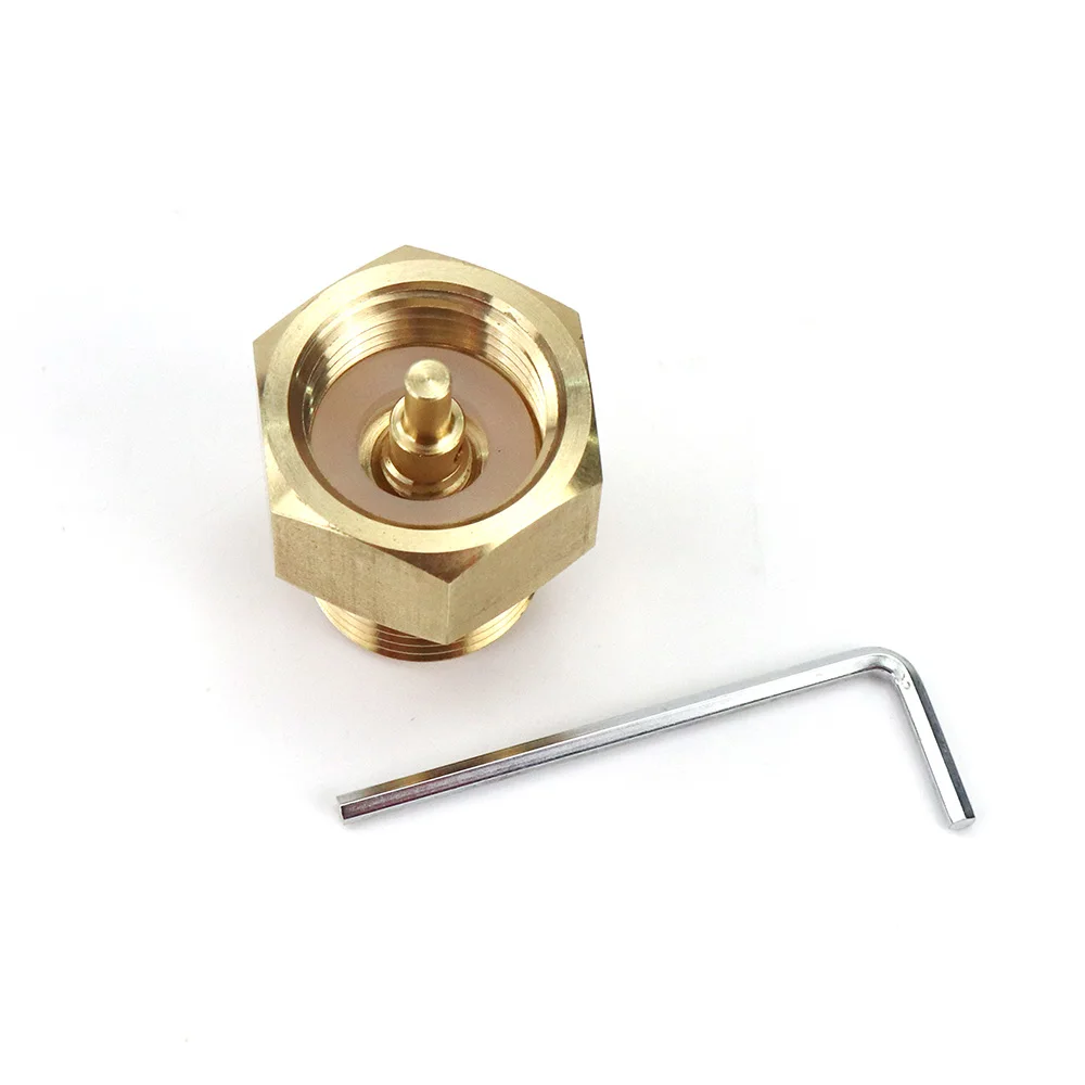 New Commercial CO2 Tank Cyclinder RPV Residual Pressure Valve Push Pin Adaptor for Filling Charging W21.8 to W21.8