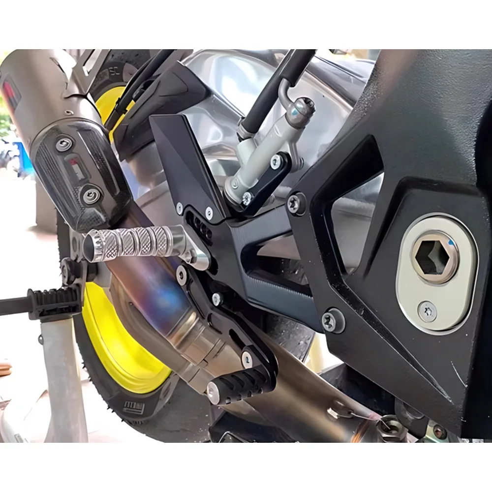 MTKRACING For S1000RR 2015-2018 Rear Sets Heighten Pedal Adjustable Rearsets FootPegs Shift Lever Brake Kit