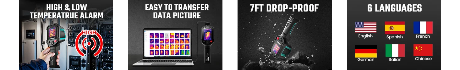 Mileseey TR10 Infrared Thermal Imager Thermal Camera for Leak Detection Portable Camera Termica for Electronics Repair