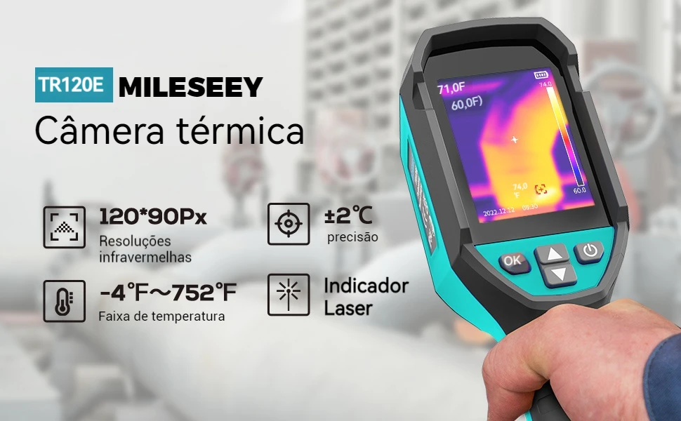 Mileseey TR10 Infrared Thermal Imager Thermal Camera for Leak Detection Portable Camera Termica for Electronics Repair