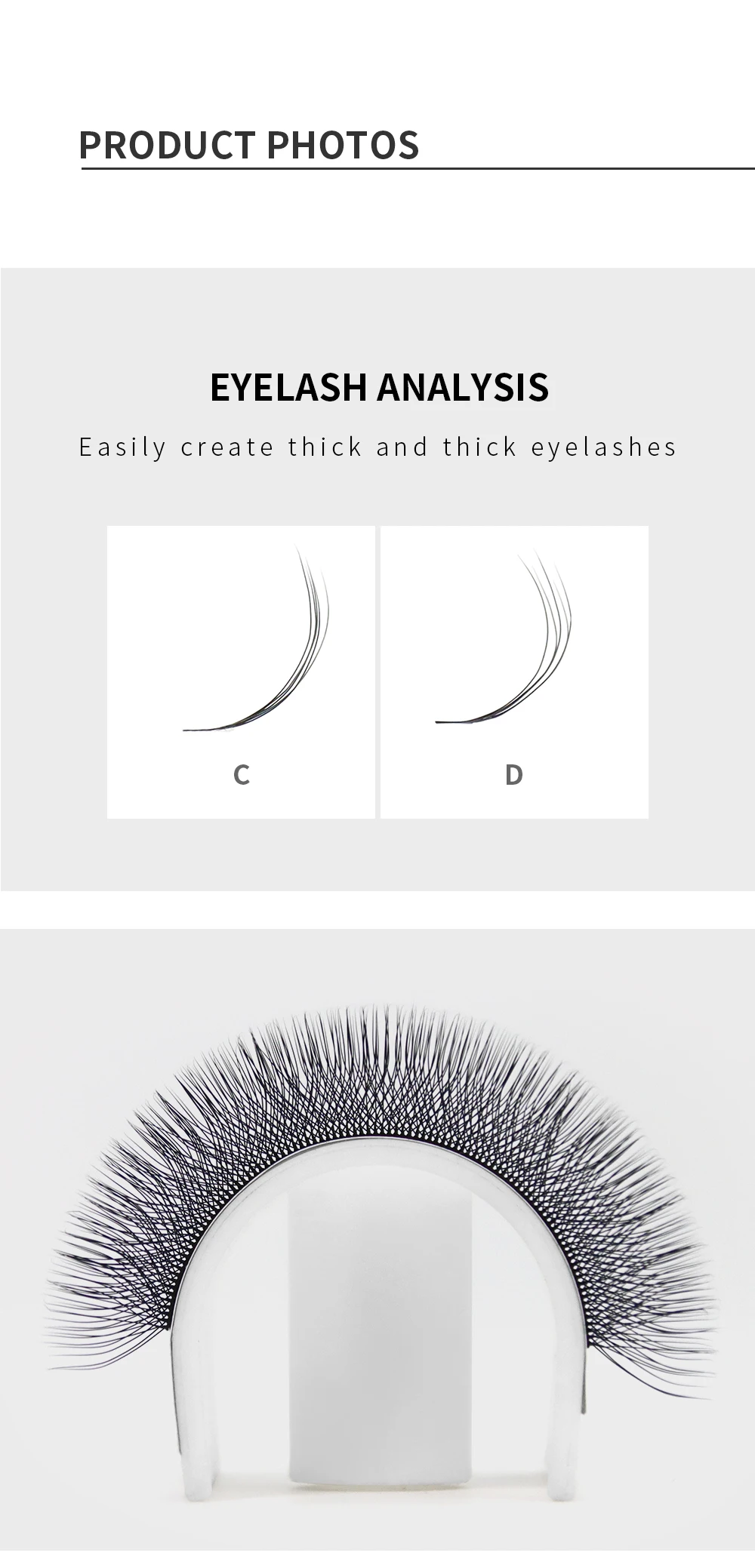 GAHAMACA W-Shape Eyelash Extension 3D/4D/5D YY Lash Extensions Premade Volume Fans Natural Light Faux Mink Lashes Supplies