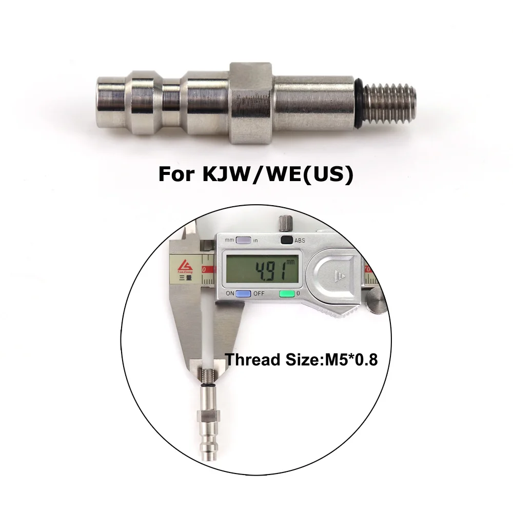 US HPA Valve Adapter Foster Quick Disconnect Coupler (US-version) For KSC/KWA,KJW/WE,Marui,VFC