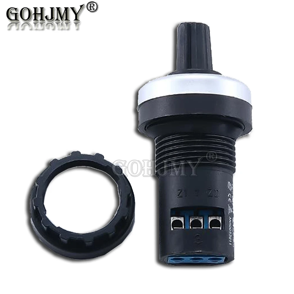LA42DWQ-22 1K 2K 5K 10K 20K 50K 100K 200K 22mm Diameter Pots Rotary Potentiometer Converter Governor Inverter Resistance Switch