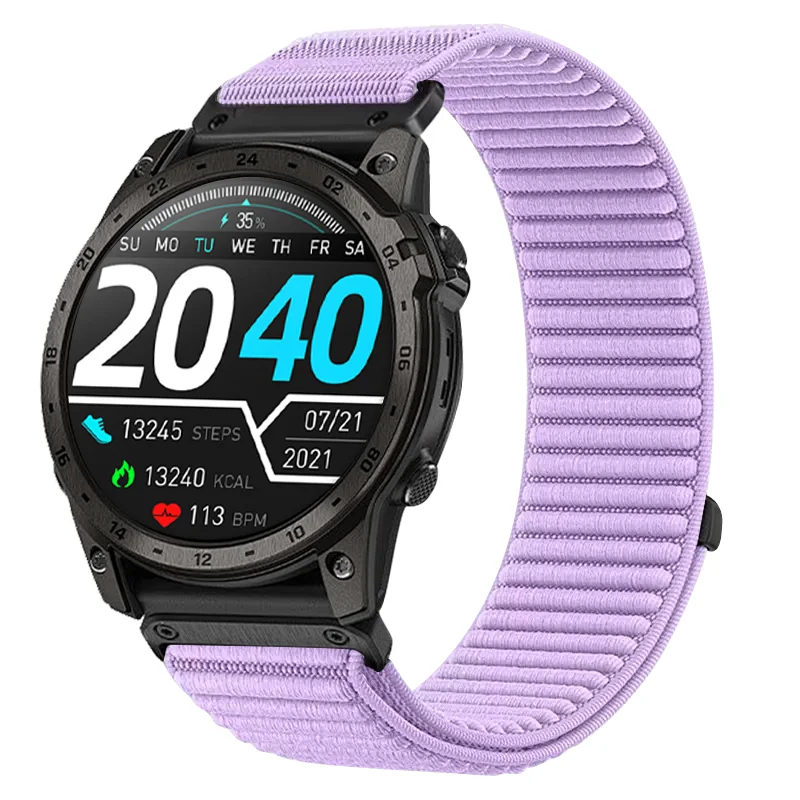 20/22/26mm Quick-release Nylon Strap for Garmin Tactix 8/Quatix 8 51/47mm Bracele Band Garmin Instinct 3/Forerunner 970 965 955