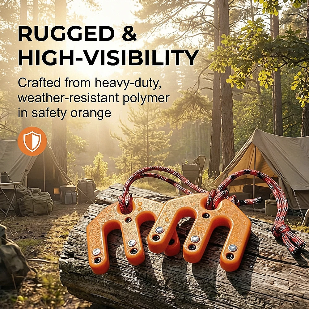 4:1 Mechanical Advantage Pulley Hoist System Heavy Duty Block and Tackle Bear Bag Game Hanger Rope Gear for Outdoor Hunting